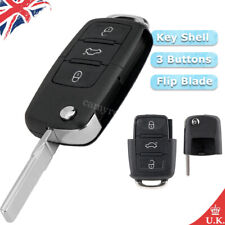 Flip Remote Key Fob Case 3B for VW Golf MK5 Beetle 2004 2005 2006 2007 2008 2009