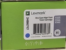 Lexmark 24B6717 Cyan Toner Cartridge In Original Packaging  Made in EU