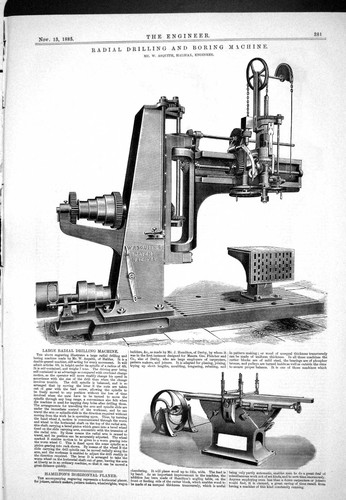Old 1885 radial drilling - old,