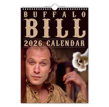 2026 Wall Calendar  - Buffalo Bill – Funny - Quirky - Christmas - Birthday
