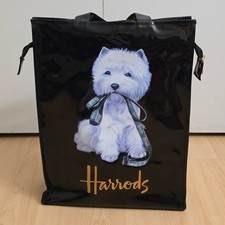 Harrods Westie Dog PVC Black