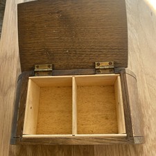 Vintage Wooden Chess Box - Walnut (box only)