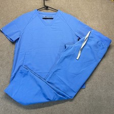 FIGS Scrub Set Ceil Blue