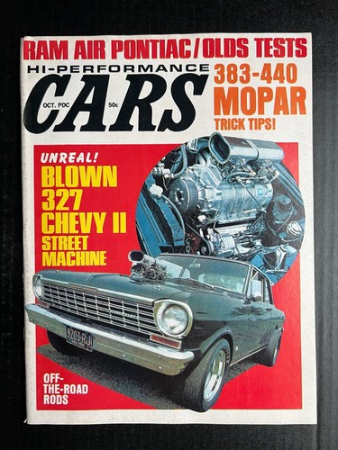 Performance cars oct 1969 - cars,