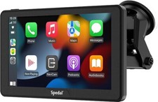 Portable Car Stereo with Wireless CarPlay and Android Auto, Spedal NaviCam-786 