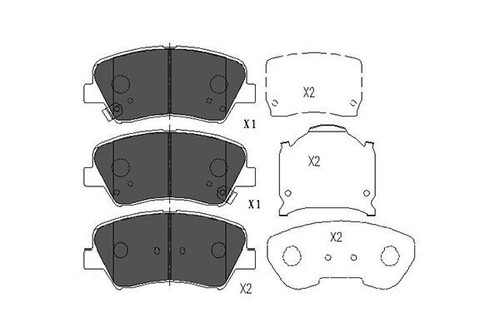 Kbp 3030 kavo parts brake - kavo, pad