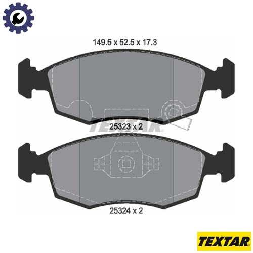 Brake pad set - pad, disc
