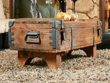 Vintage Wooden Treasure Chest