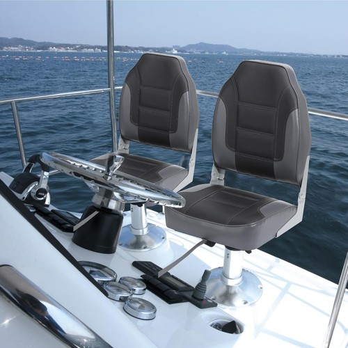 High back boat seat folding - back,