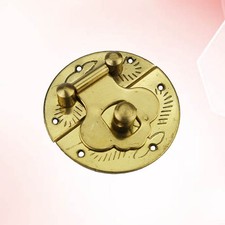 3 Pcs Wooden Box Latch Brass