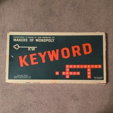 Keyword 1953. Vintage Board Game by Waddingtons Makers Of Monopoly V.G.C.