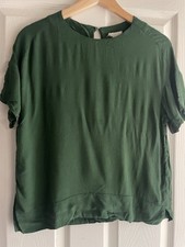 Ladies H&M Top Size 36/8 Green