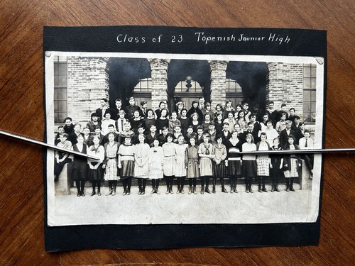 Vtg 1923 topennish junior high - vtg,