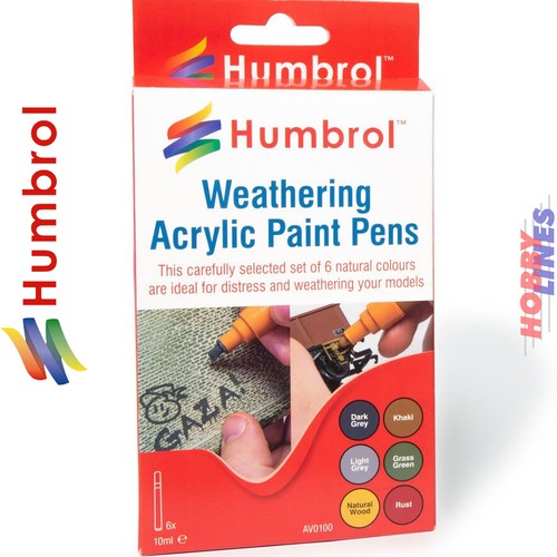 Humbrol weathering pens - humbrol, 6