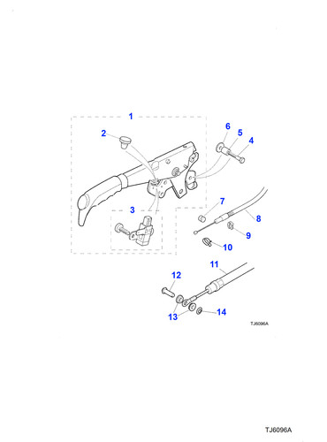 Jaguar genuine handbrake - genuine,