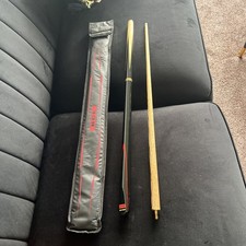BCE Round Butt 2 Piece Ash Cue And BCE Soft Case. Ideal Xmas Present