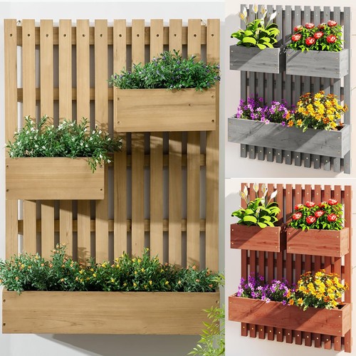 Trellis planter box wall - trellis,