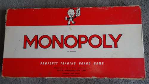 Vintage complete 1961 monopoly - vintage,