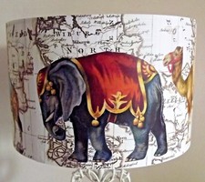 Map Lampshade,Elephant ,Camel