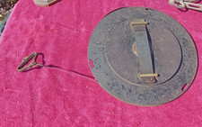 Vintage Chesterman surveyors metal tape measure 100 ft foot