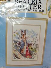 Peter Rabbit Cross Stitch Kit Beatrix Potter  Anchor 40x31cm Unused Vintage Kit