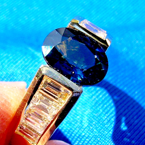 Original earth mined sapphire - original,