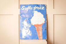 Original 1960's advertising sign for “Softa Freeze” Ice cream