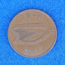 1946 Eire Old One Penny -