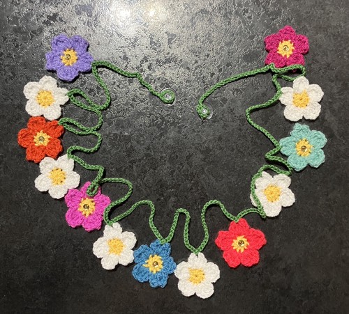New hand crochet flower - 🌸new,