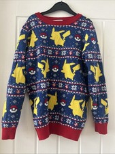 Boys 9 Years Tu Pokemon Christmas Jumper