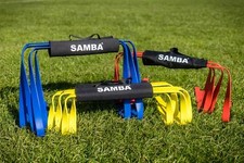 Samba Speed and Agility Hurdles Training Aid Jumping Footwork Drills 6-12" 6pcs