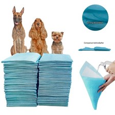 100PK Puppy Training Trainer Train Pads Toilet Pee Wee Poo Dog Pet Cat Mats