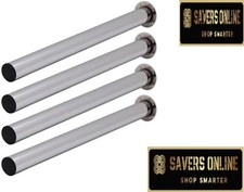 4 Pcs 710-1100mm Height Adjustable Table Leg Metal Kitchen Worktop Legs (E393)