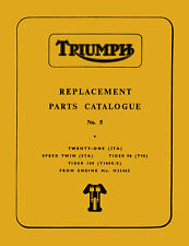 Triumph Motorcycle Parts Book