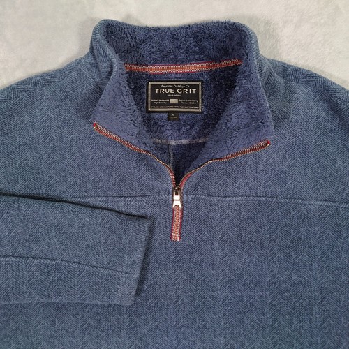 True grit zip fleece - grit, 1/4