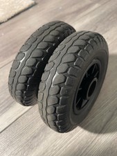 Rascal Ultralite 480 Mobility Scooter 2x Rear Back Solid Wheels Tyres Set