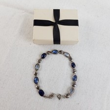 Sterling Silver 925 Oval Blue