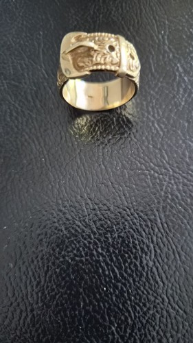 9ct gold 8mm - gold, ring