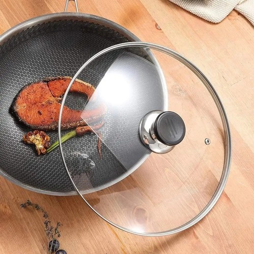 Glass lid pan - glass,