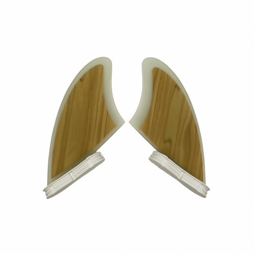 Surfboard fins with double tab - fins,