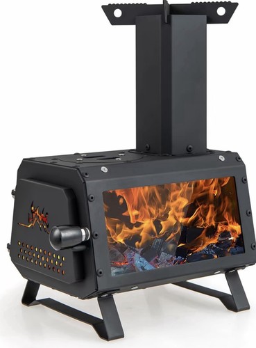 Portable wood burning - burning, camping
