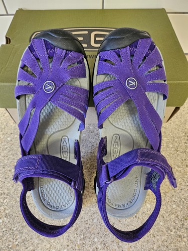 Purple keen rose sandals - purple,
