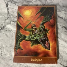 New Sealed Valkyrie Dragon 1250 Pieces Jigsaw Puzzle 75 X 56cm Vintage