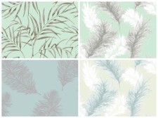 Pale Teal / Duck Egg Wallpaper