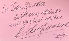 MICHAEL GREENWOOD TONY HANCOCKS HALF  HOUR DIXON OF DOCK signed autograph POW#99