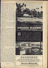 1968 PAPER AD Grand Banks GB42