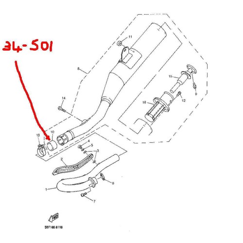 Dirt racing exhaust gasket - exhaust,