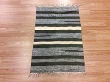 Striped Blue Green Handloomed