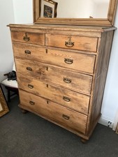 antique pine chest of drawers