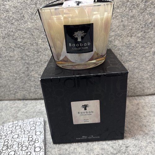 Baobab scented candle with - baobab,